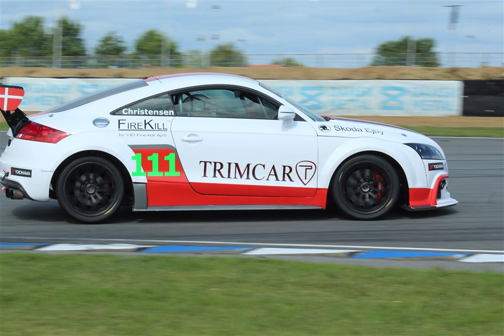 Morten Christensen har brugt vintermånederne på at ændre lidt på Audi TTS raceren, men manglede lige det sidste held og fart, for at kunne køre sig på podiet i weekenden.
(Foto: JJ Media)